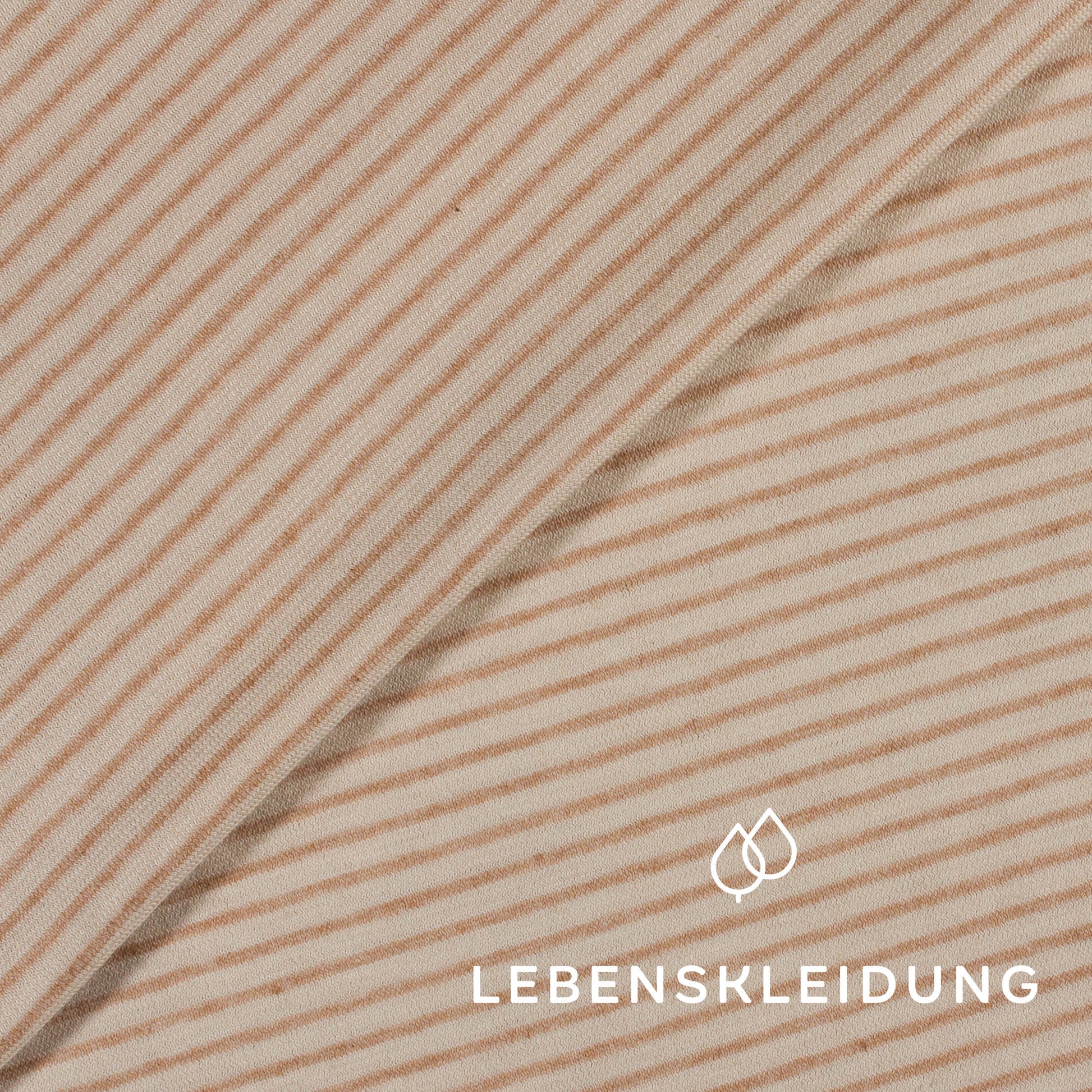 Organic Color Grown Cotton Jersey - Striped Color Grown Cotton sample