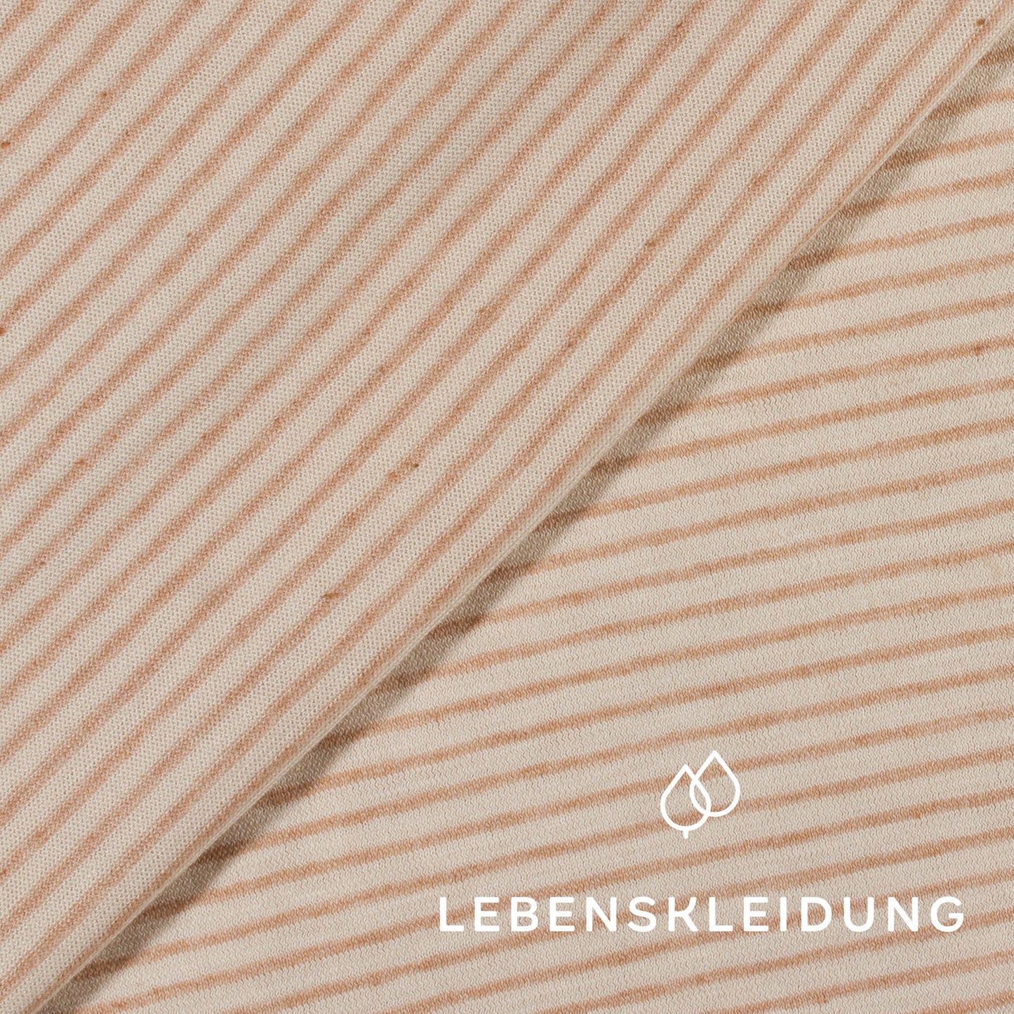 Organic Color Grown Cotton Jersey - Striped Color Grown Cotton – Fabric texture