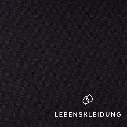 Organic Canvas Fabric - Black – Detail view