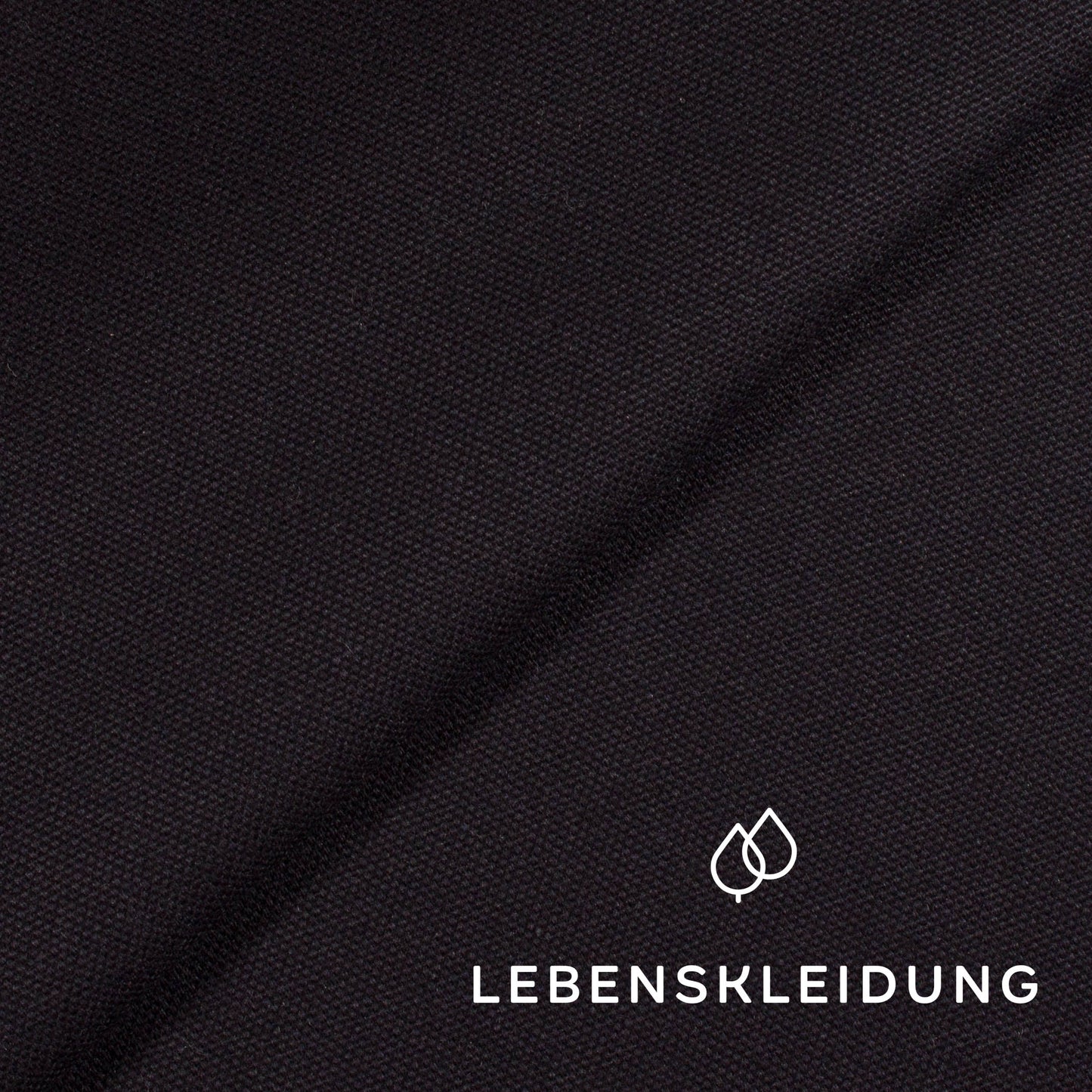 Organic Canvas Fabric - Black