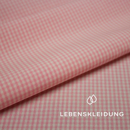 Bio Vichy - Rosé/Pergament Muster – Detailansicht