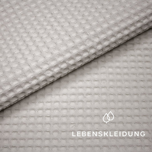 Large organic waffle - natural