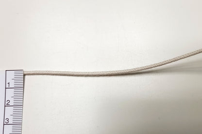 Passepoil en cordon organique - 2 mm - inélastique - écru – Vue détaillée