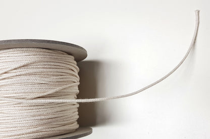 Bio Kordel Passepoil - 2 mm - unelastisch - ecru *GANZE ROLLE*