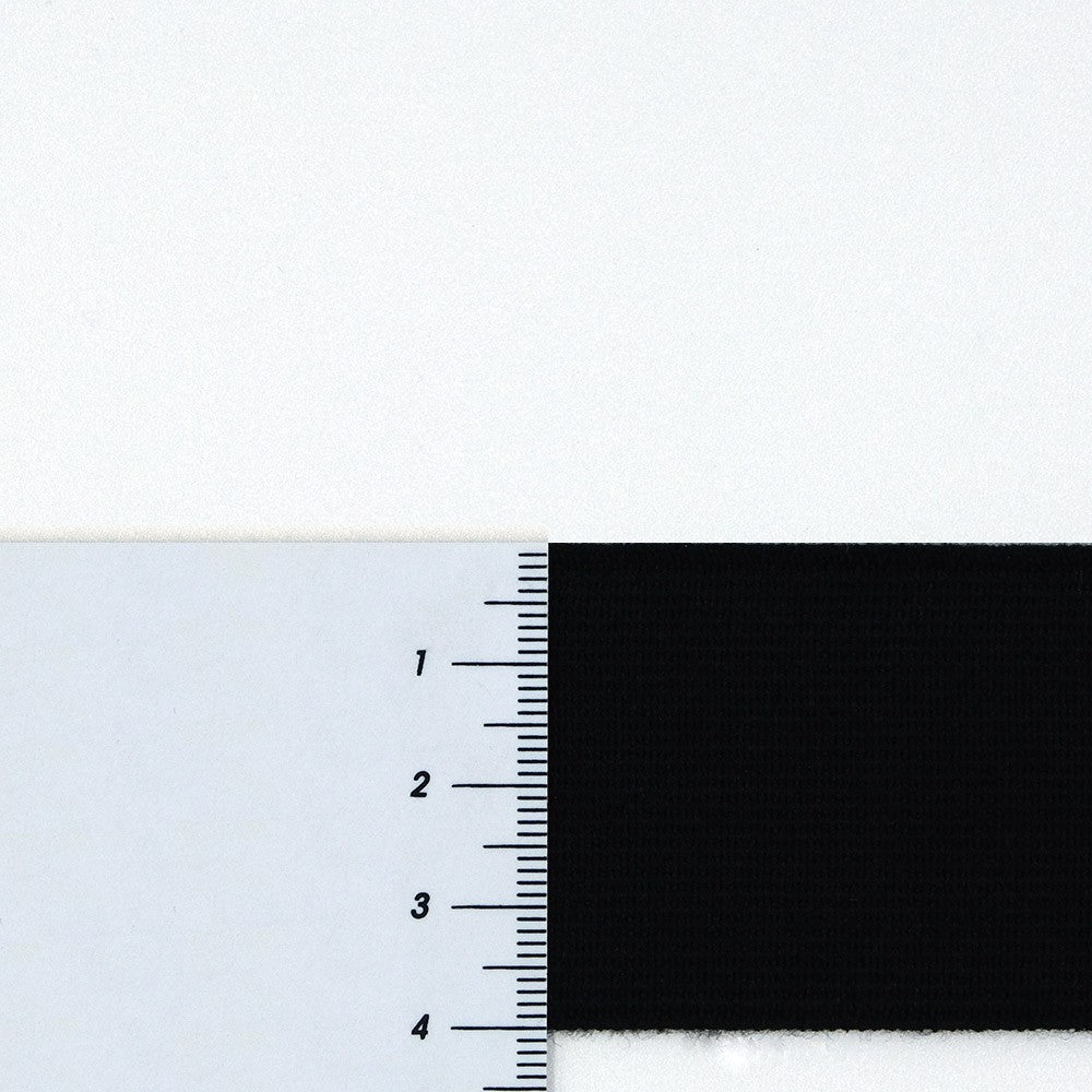 Organic elastic band - 40 mm - black - lightweight – Detail view