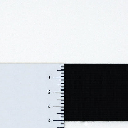 Organic elastic band - 40 mm - black - lightweight – Detail view