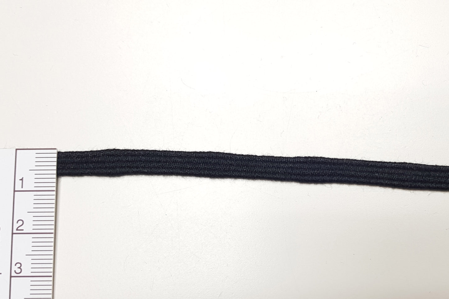 Élastique organique - 6 mm - noir – Vue détaillée