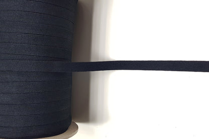 Bio Einziehgummiband - 10 mm - schwarz