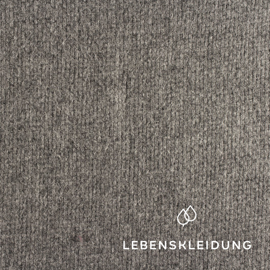 Organic Loden (Natté Loden) - mottled gray / light – Detail view