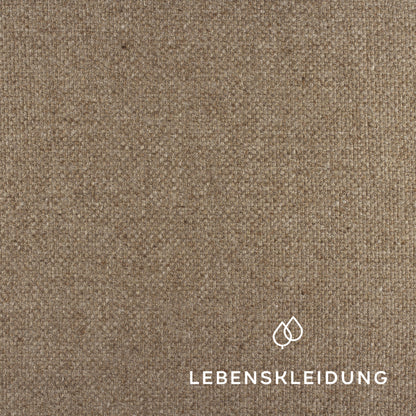 Bio Loden (Tuchloden) - Braun Muster – Detailansicht