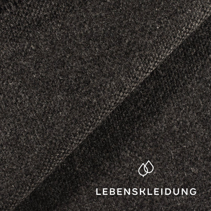 Bio Loden (Tuchloden) - Anthrazit Muster
