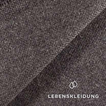 Organic loden (cloth loden) - grey melange sample