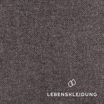 Organic loden (cloth loden) - grey melange sample – Detail view