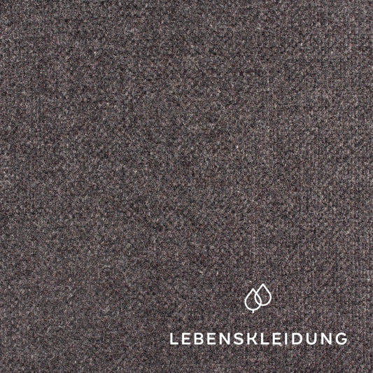 Organic loden (cloth loden) - grey melange sample – Detail view