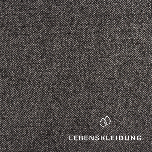 Organic herringbone - grey mottled / dark – Detail view