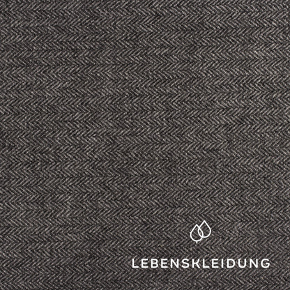 Organic herringbone - grey mottled / dark sample – Detail view