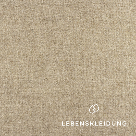 Organic loden made from regional wool - Light brown – Detail view
