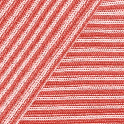 Bio Heavy Knit - Striped Apricot Sunset-Ecru Muster