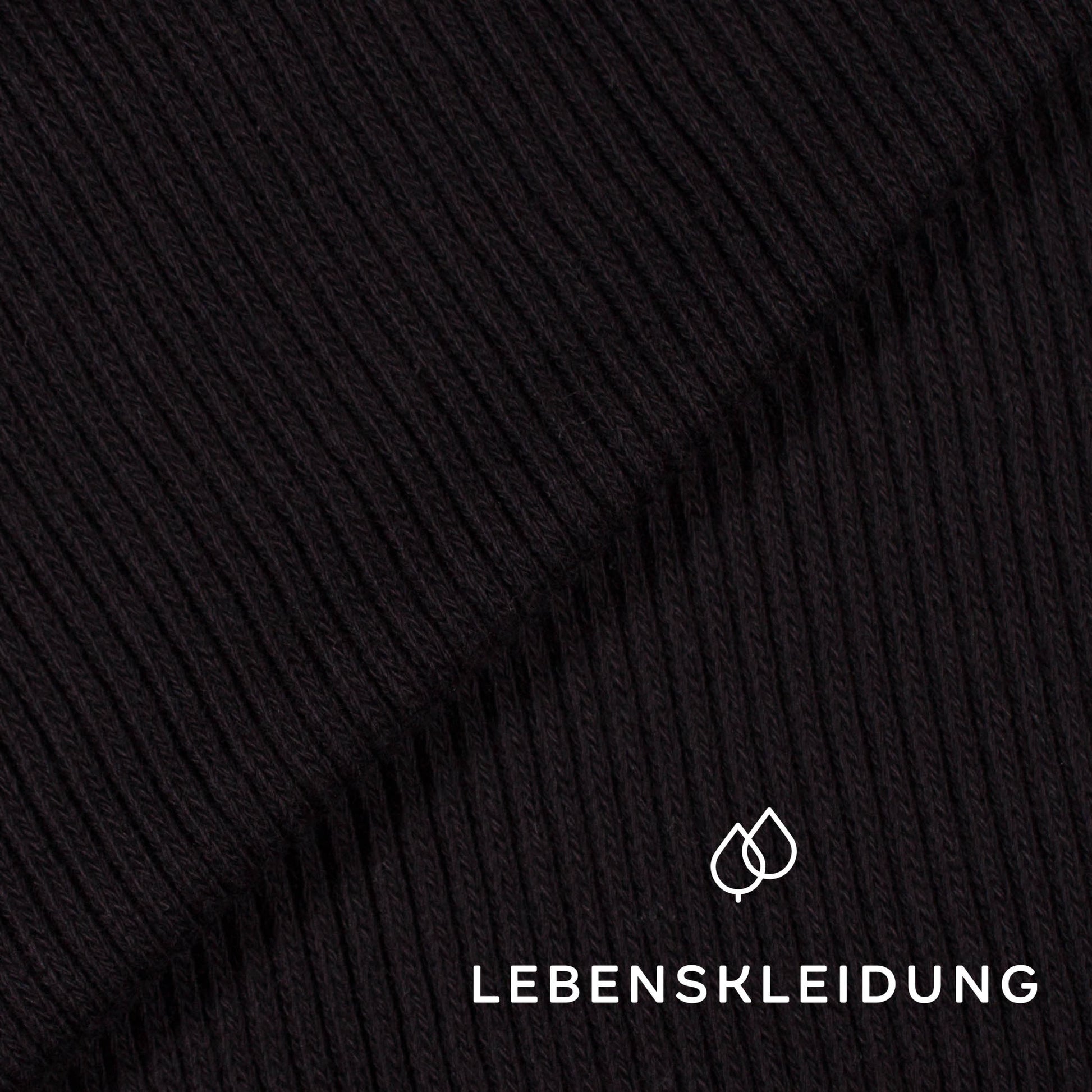 Organic Heavy Knit - Black sample