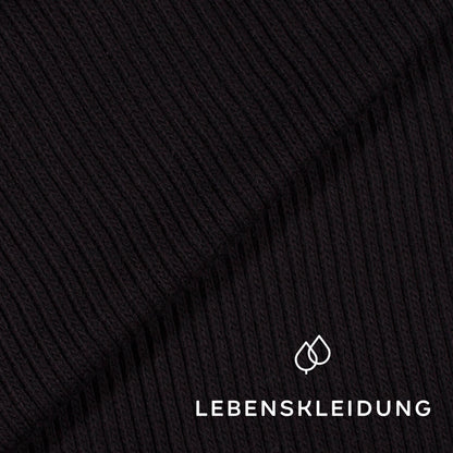 Organic Heavy Knit - Black sample