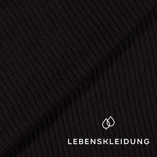 Organic Heavy Knit - Black sample