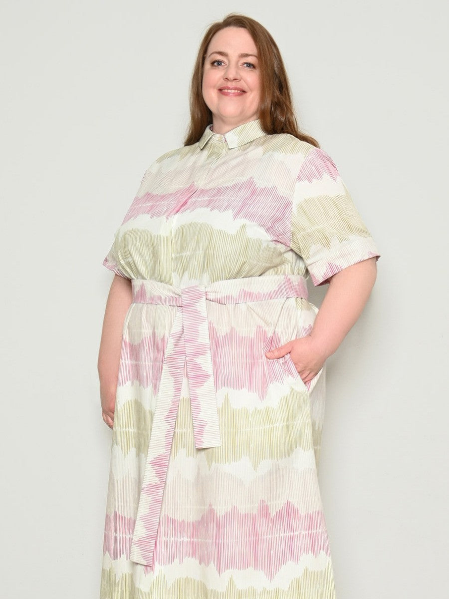 Sewing Pattern Shirt Dress with Hidden Button Placket – View 8