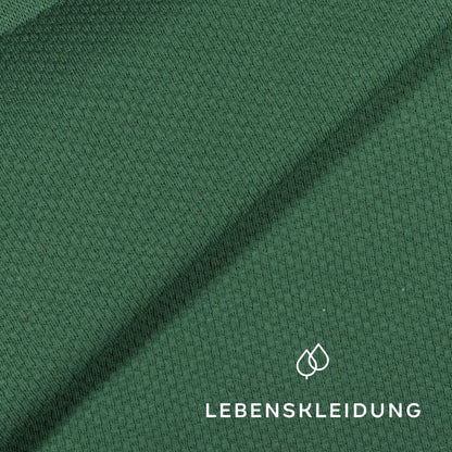 Organic Interlock Doubleface 3D - Green Jacket sample