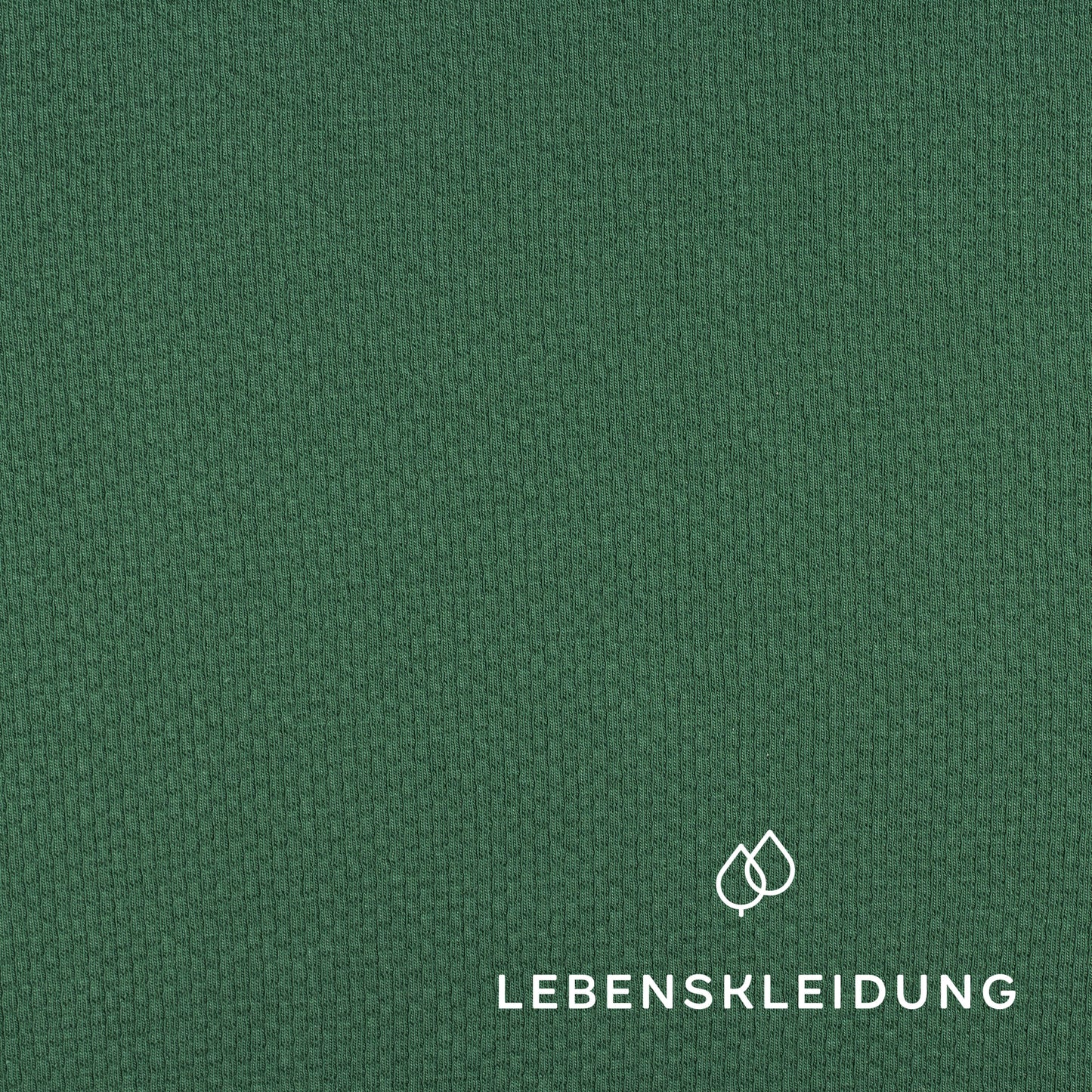 Organic Interlock Doubleface 3D - Green Jacket sample – Detail view