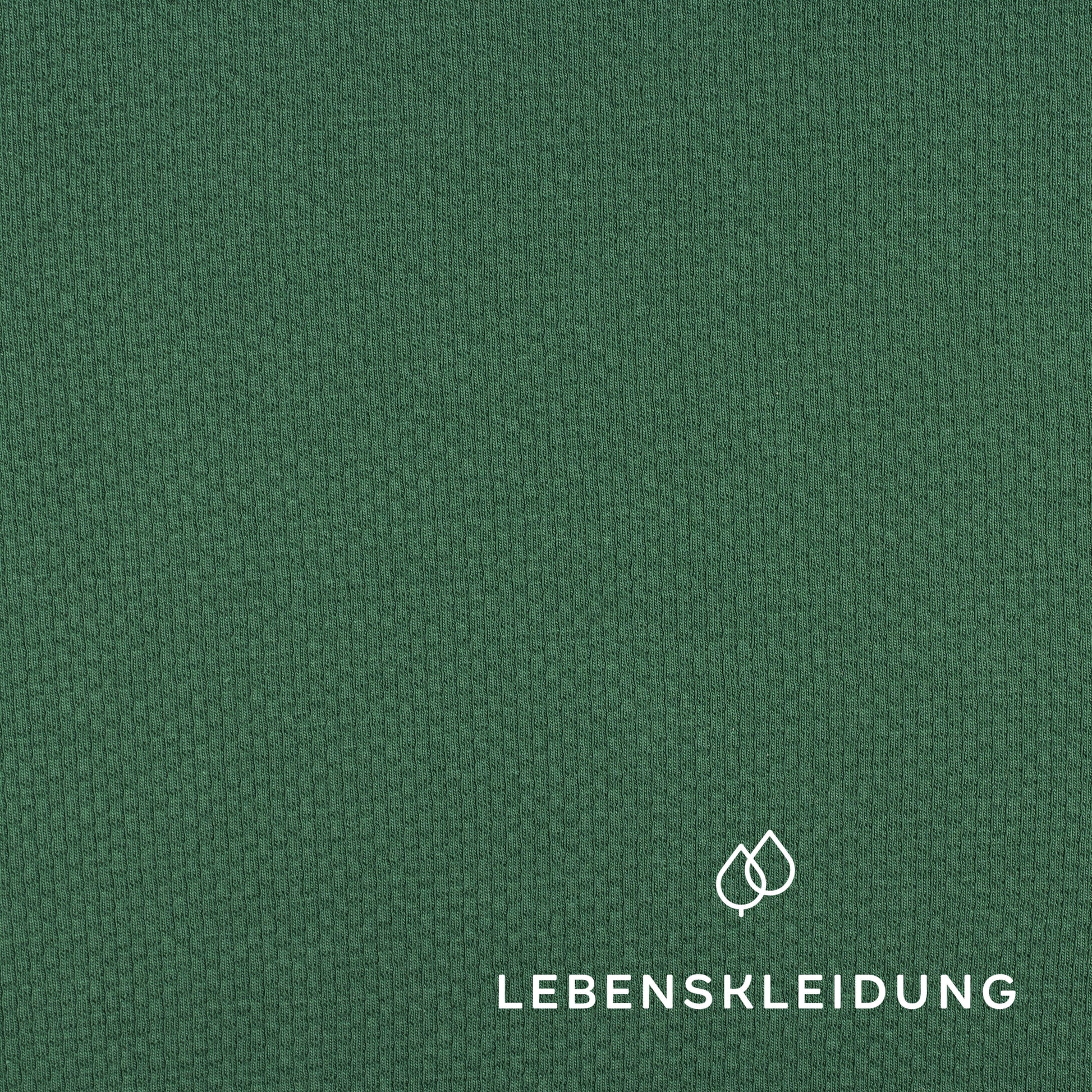 Organic Interlock Doubleface 3D - Green Jacket sample – Detail view