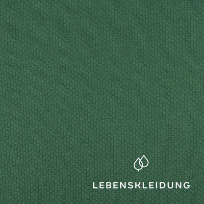 Organic Interlock Doubleface 3D - Green Jacket sample – Detail view