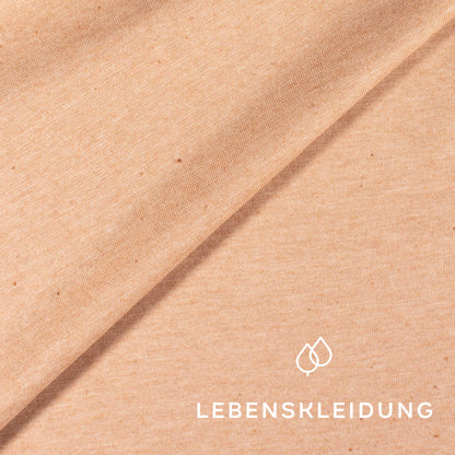 Organic Jersey Color Grown Cotton - White - Color Grown Brown sample