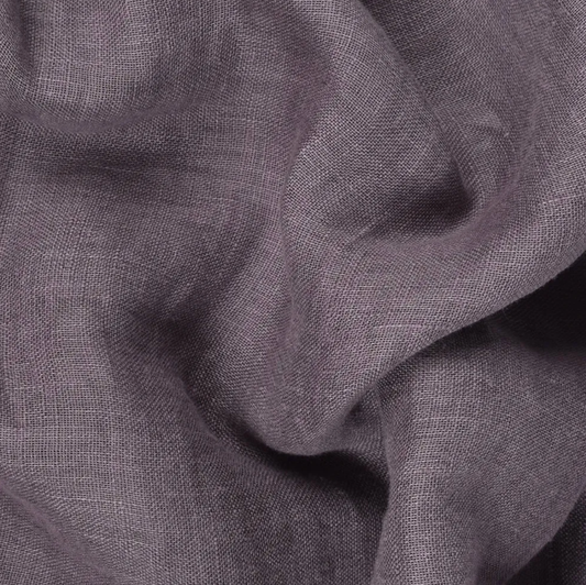 Tessuto di lino - Beige natura a righe sample