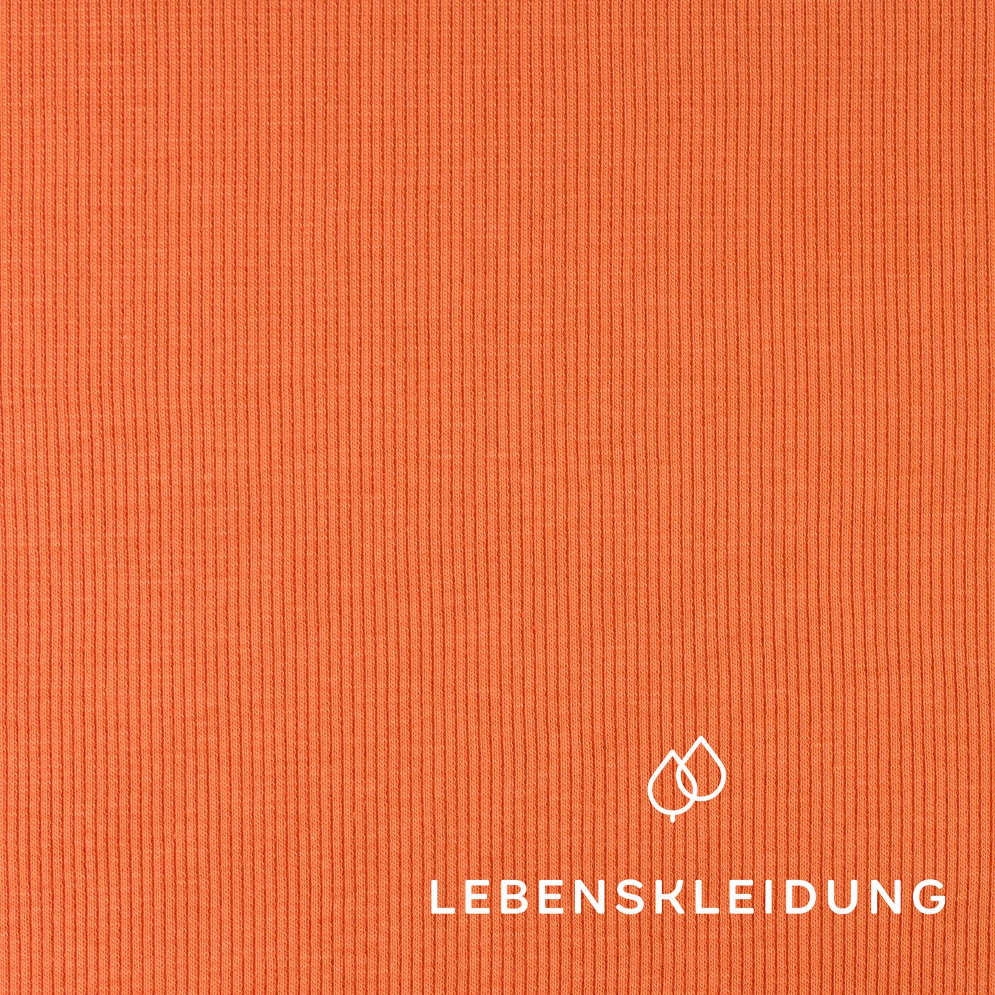 Bio Light Rib - Apricot Sunset – Detailansicht