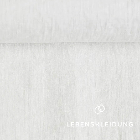 Linen fabric - White sample