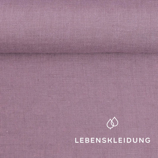 Linen fabric - Lilac sample