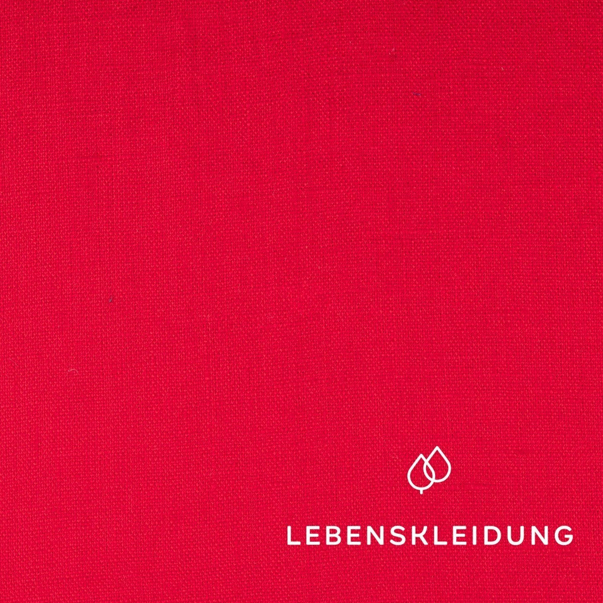 Leinen Stoff - Rot