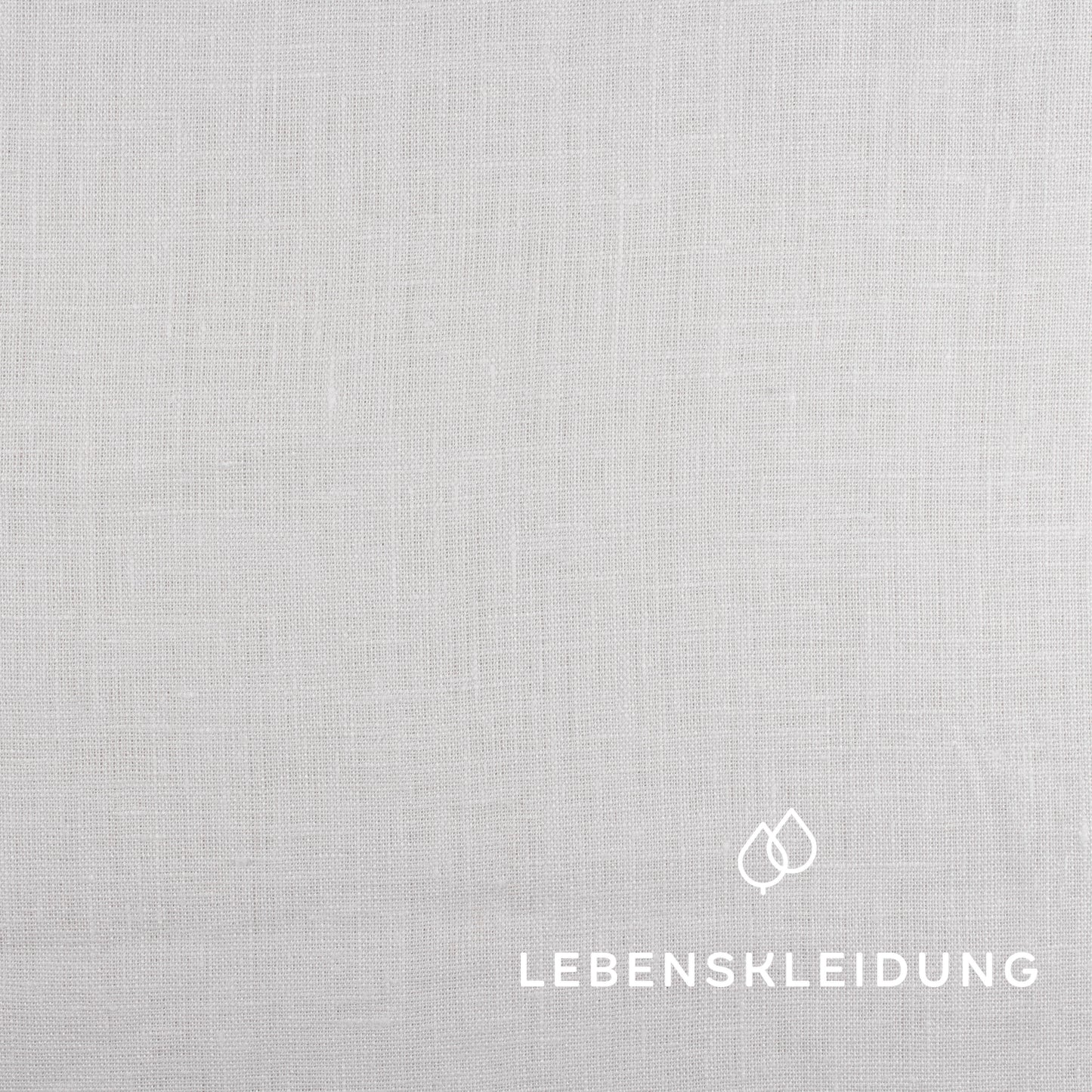 Linen fabric - White sample