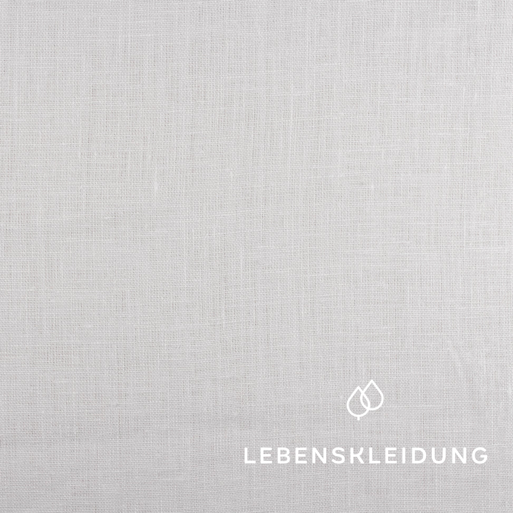 Linen fabric - White sample