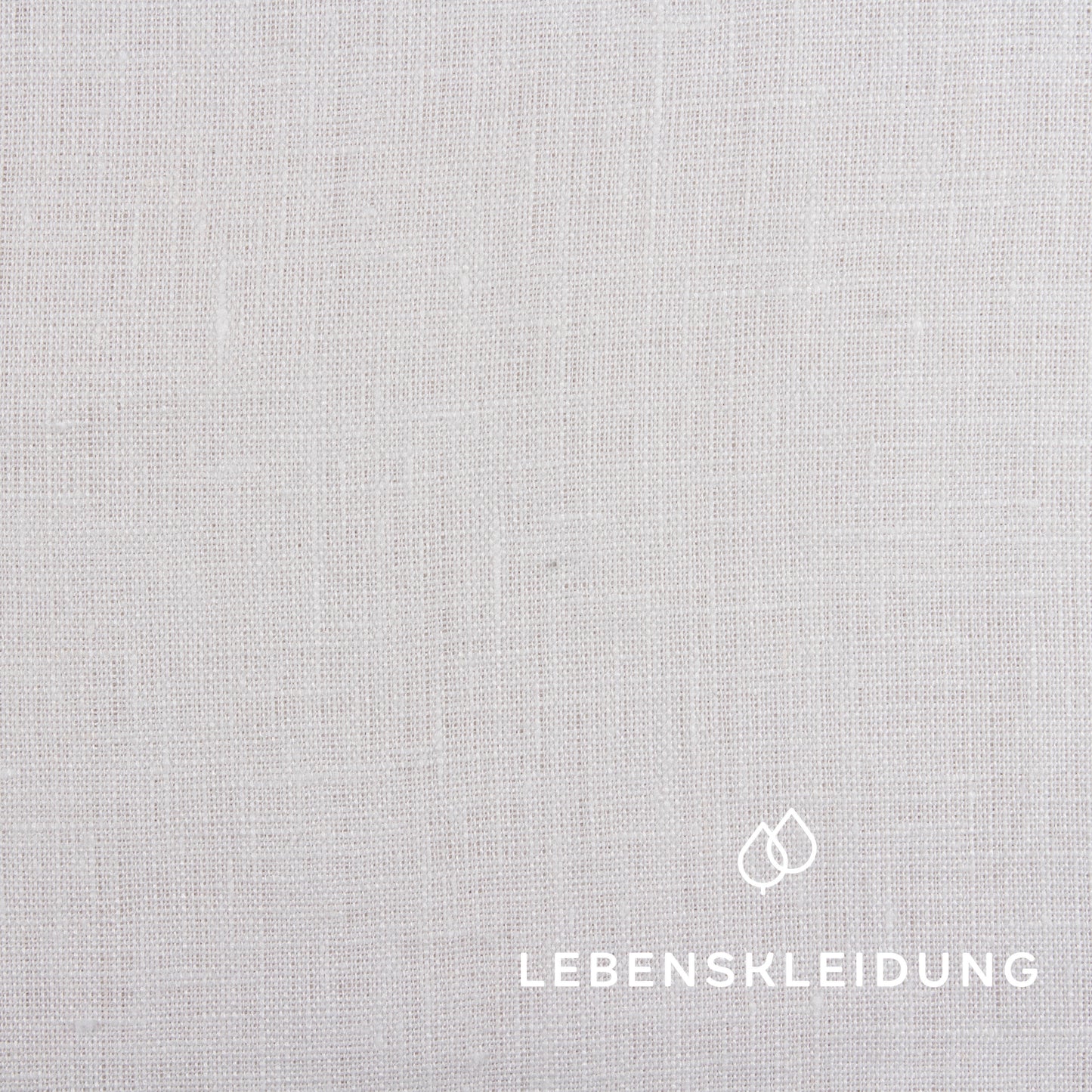 Linen fabric - White sample – Close-up