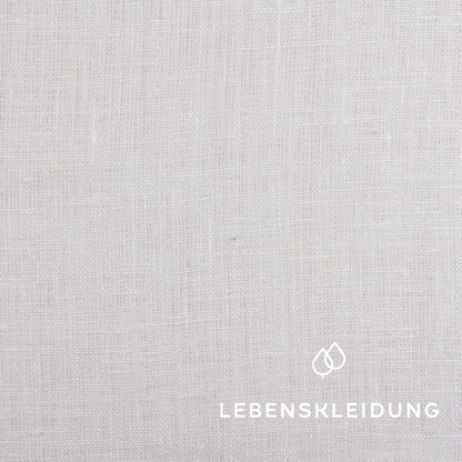 Linen fabric - White sample – Close-up