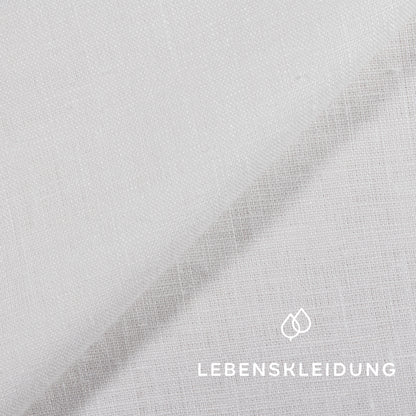 Tissu en lin - Blanc – Vue détaillée