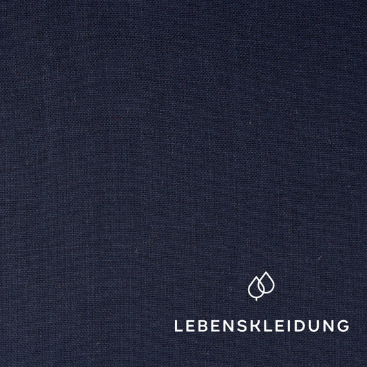 Linen fabric - Blue sample