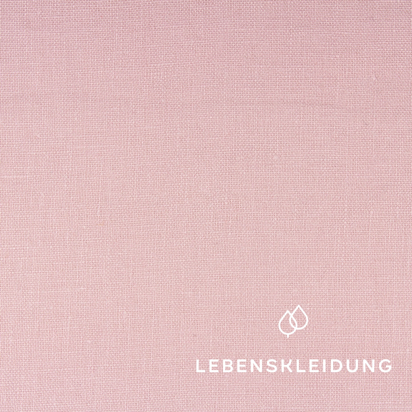 Leinen Stoff - Rosa