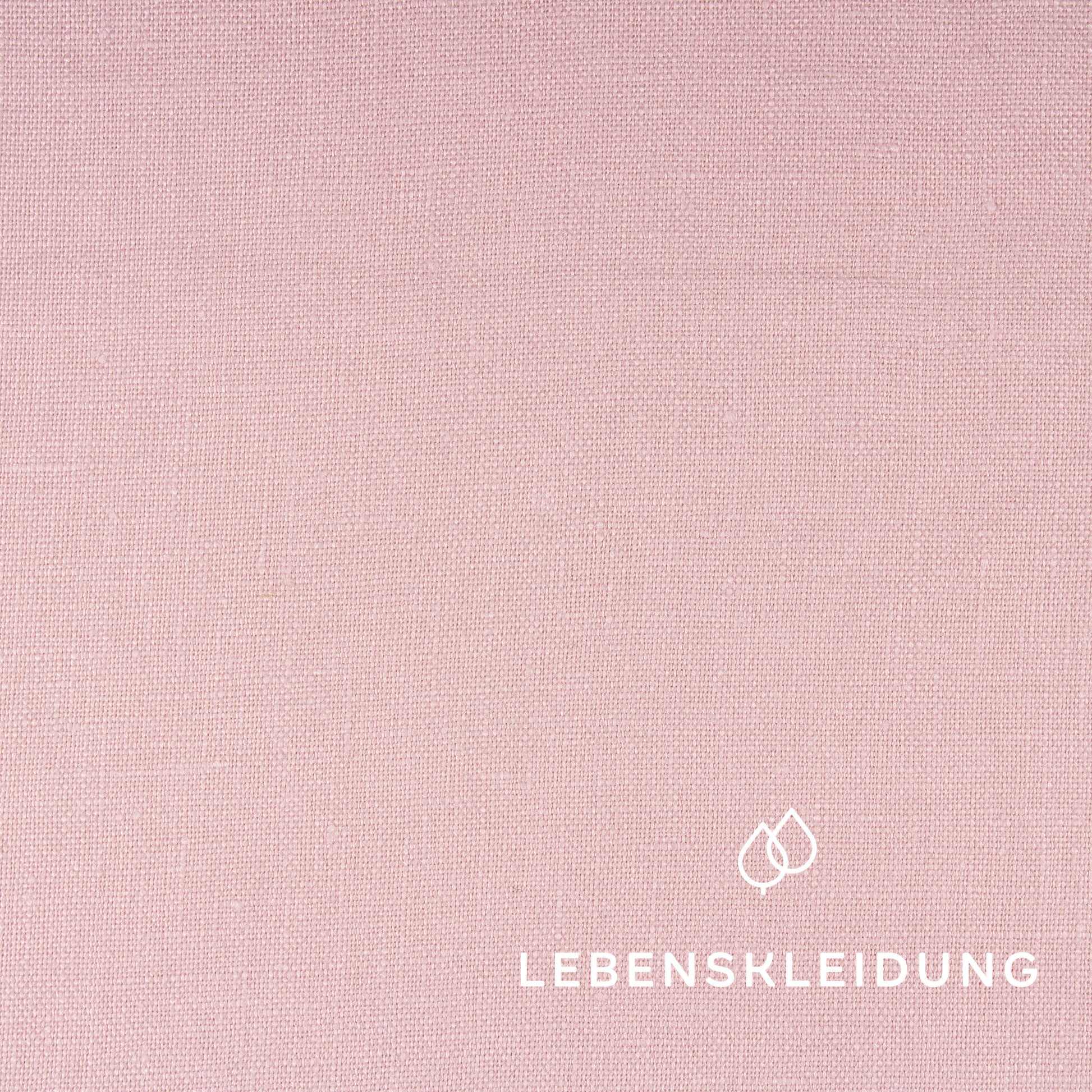 Tissu en lin - échantillon rose