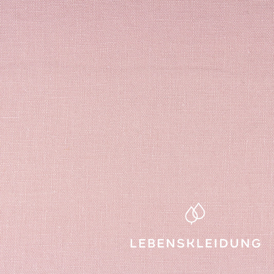 Linen fabric - Pink sample