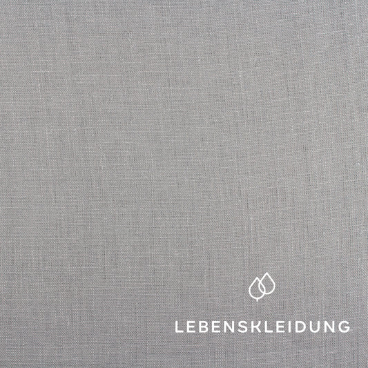 Linen fabric - Dark Ciel sample