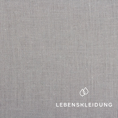 Tissu en lin - échantillon Ciel Sombre – Gros plan