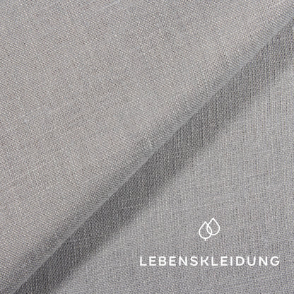 Tissu en lin - échantillon Ciel Sombre – Vue détaillée