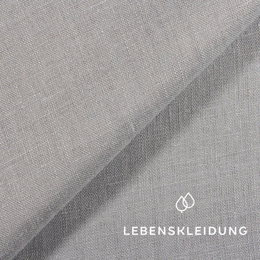 Linen fabric - Dark Ciel sample – Detail view