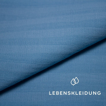 Organic muslin - sky blue sample